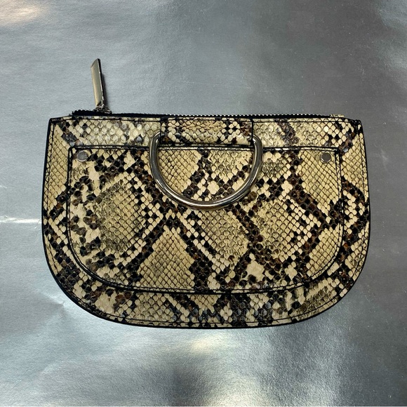 Zara Snakeskin Clutch - Picture 1 of 6